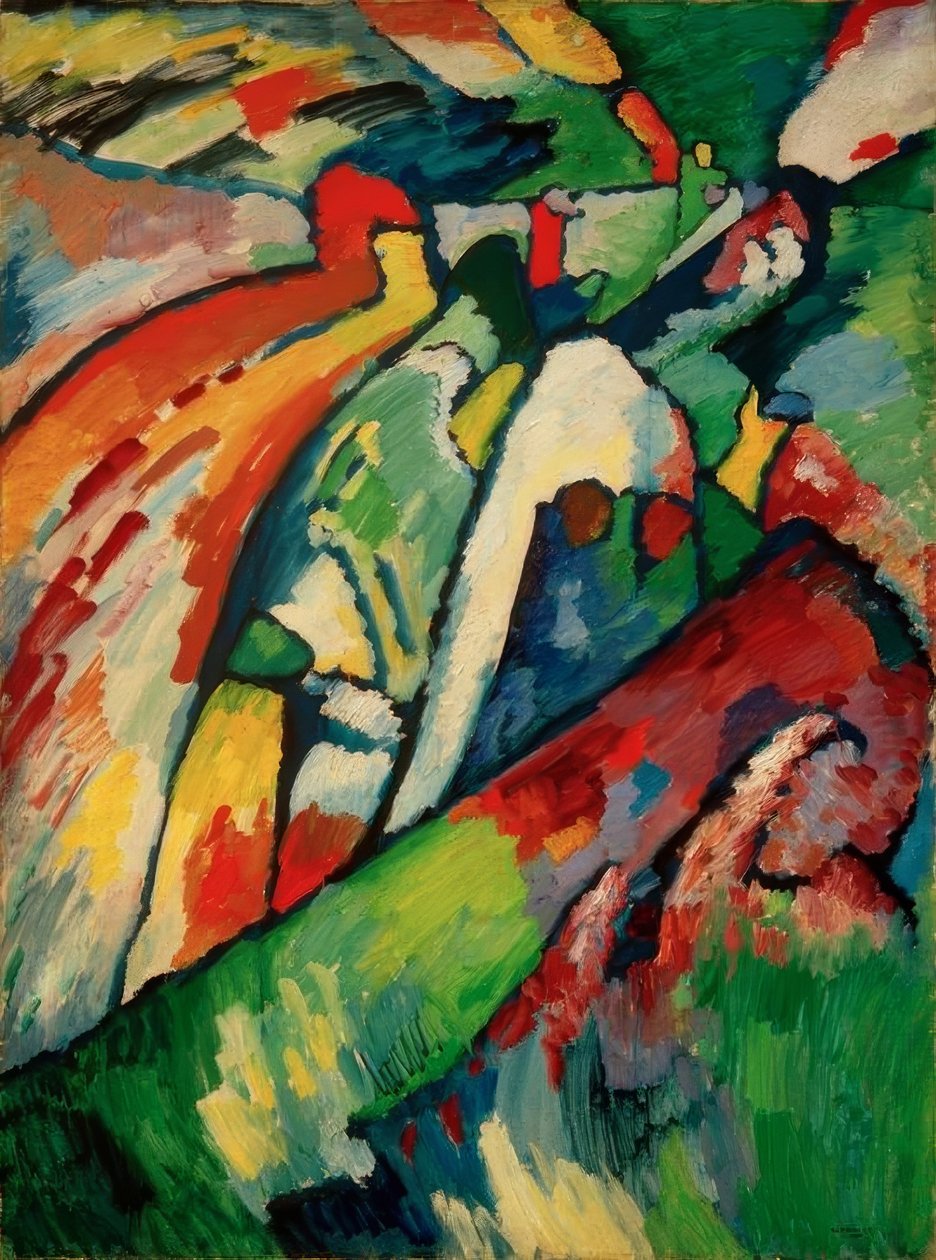 Improvisation 7 (Sturm) von Wassily Kandinsky: Kunstdruck